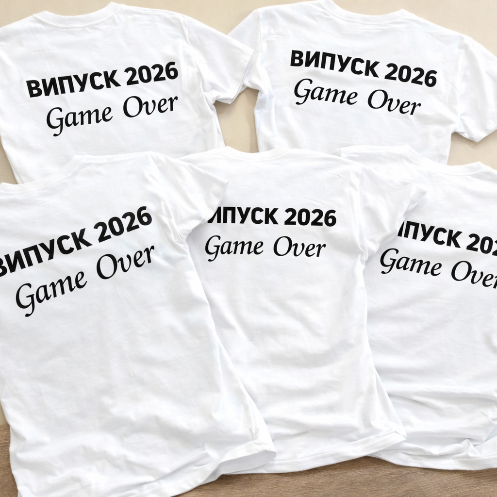 Тениски Випуск 2026 Game Over